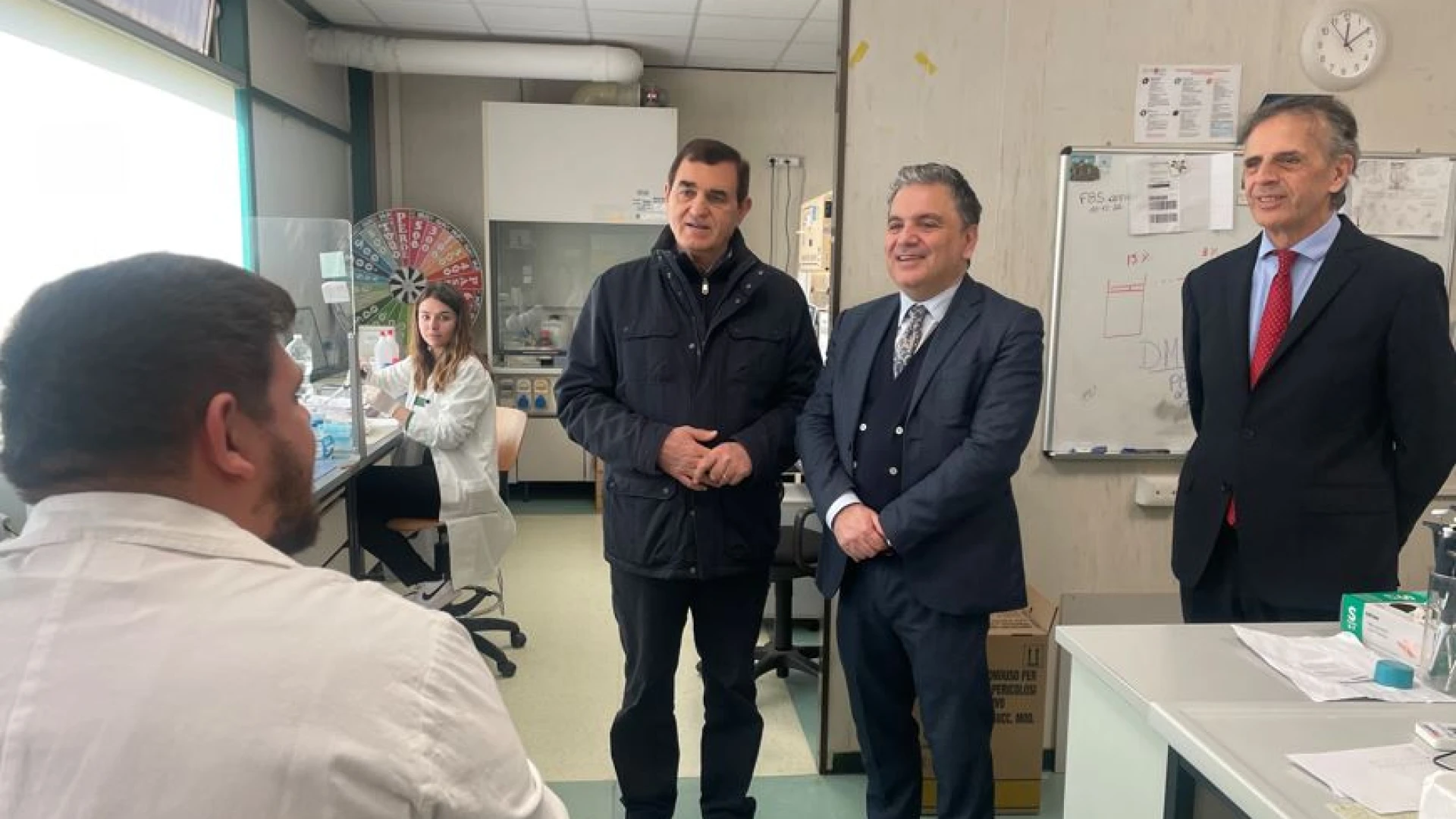 Pozzilli: il Prefetto di Isernia in visita all’Ircss Neuromed.